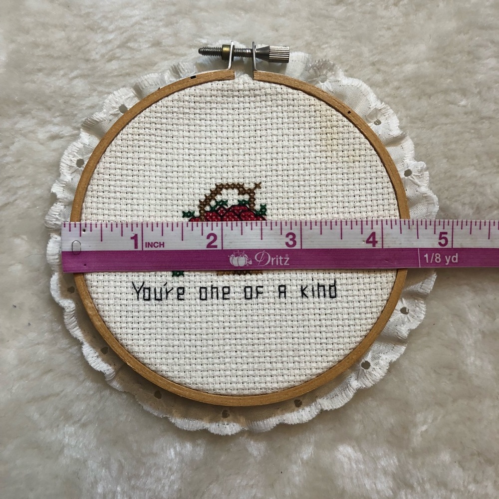 Vtg . You’re one of a Kind cross stitch - Picture 4 of 6